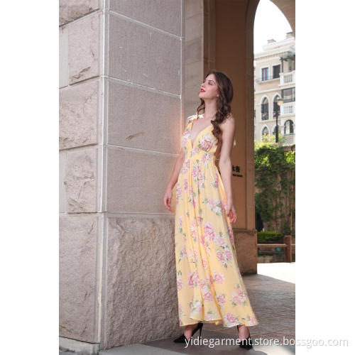 Ladies' Floral Cami Maxi Dress